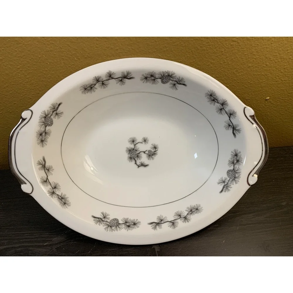 Empress China Seyei Japan Silver‎ Cone 400 Vegetable Serving Bowl